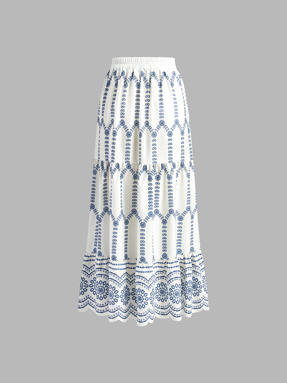Sleeveless Printed Top with Tie Back and Lightweight Woven Fabric, Regular Fit